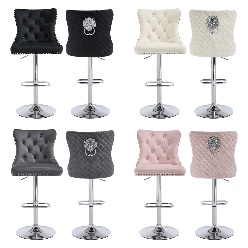 Luxury Lion Head Bar Stool
